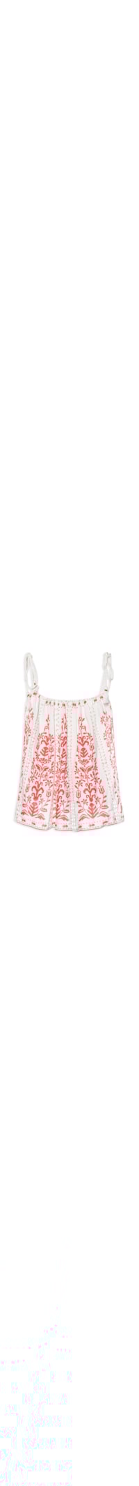 Regata Feminina Nesgas Relicário Tropical - Vermelho