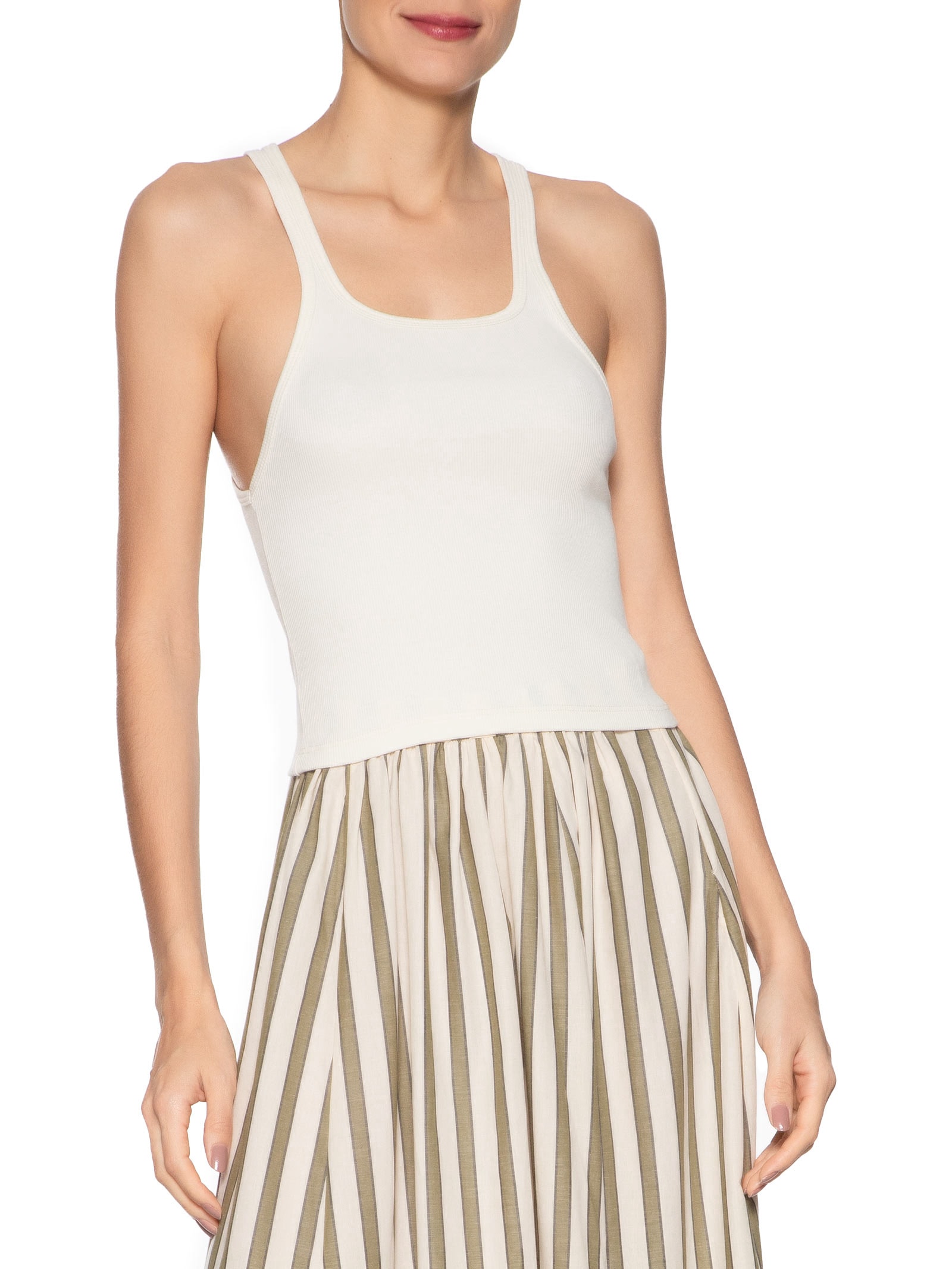 Regata Feminina Nina Branco Farm