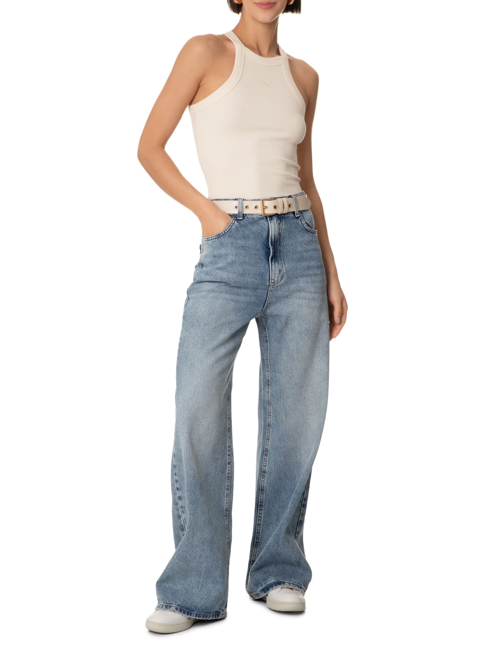 Regata Feminina Off White Hering