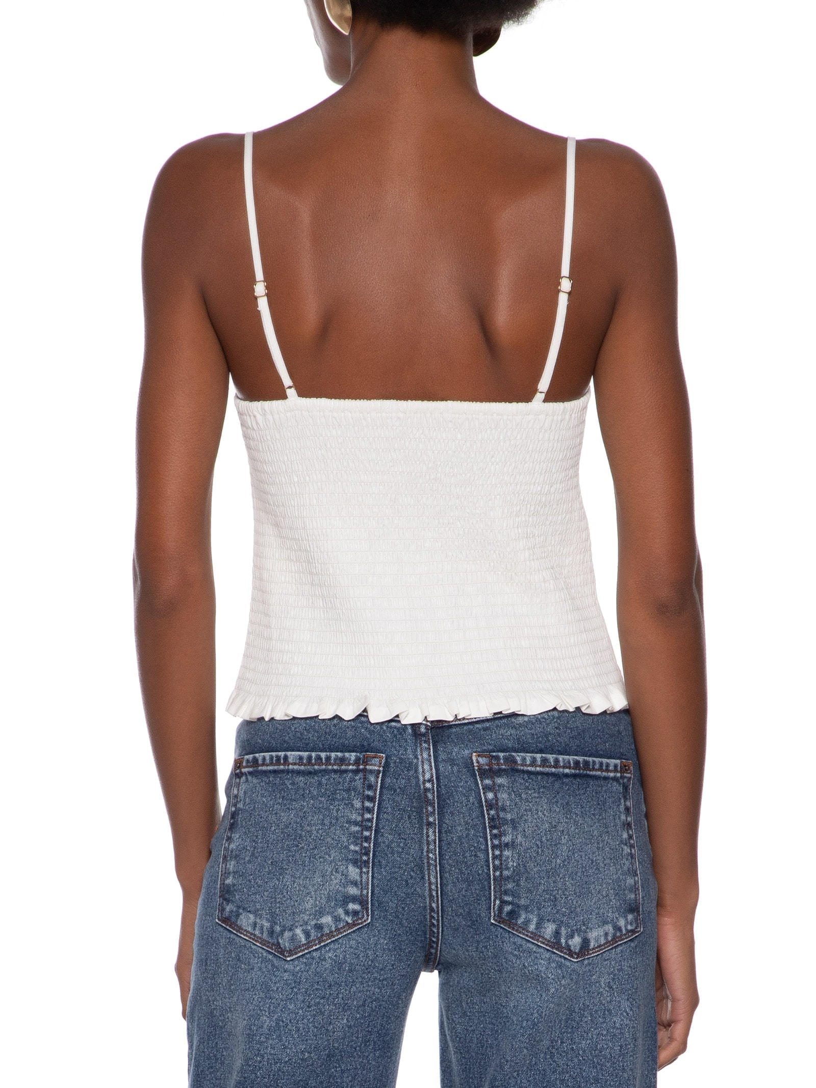 Regata Feminina Off White Colcci