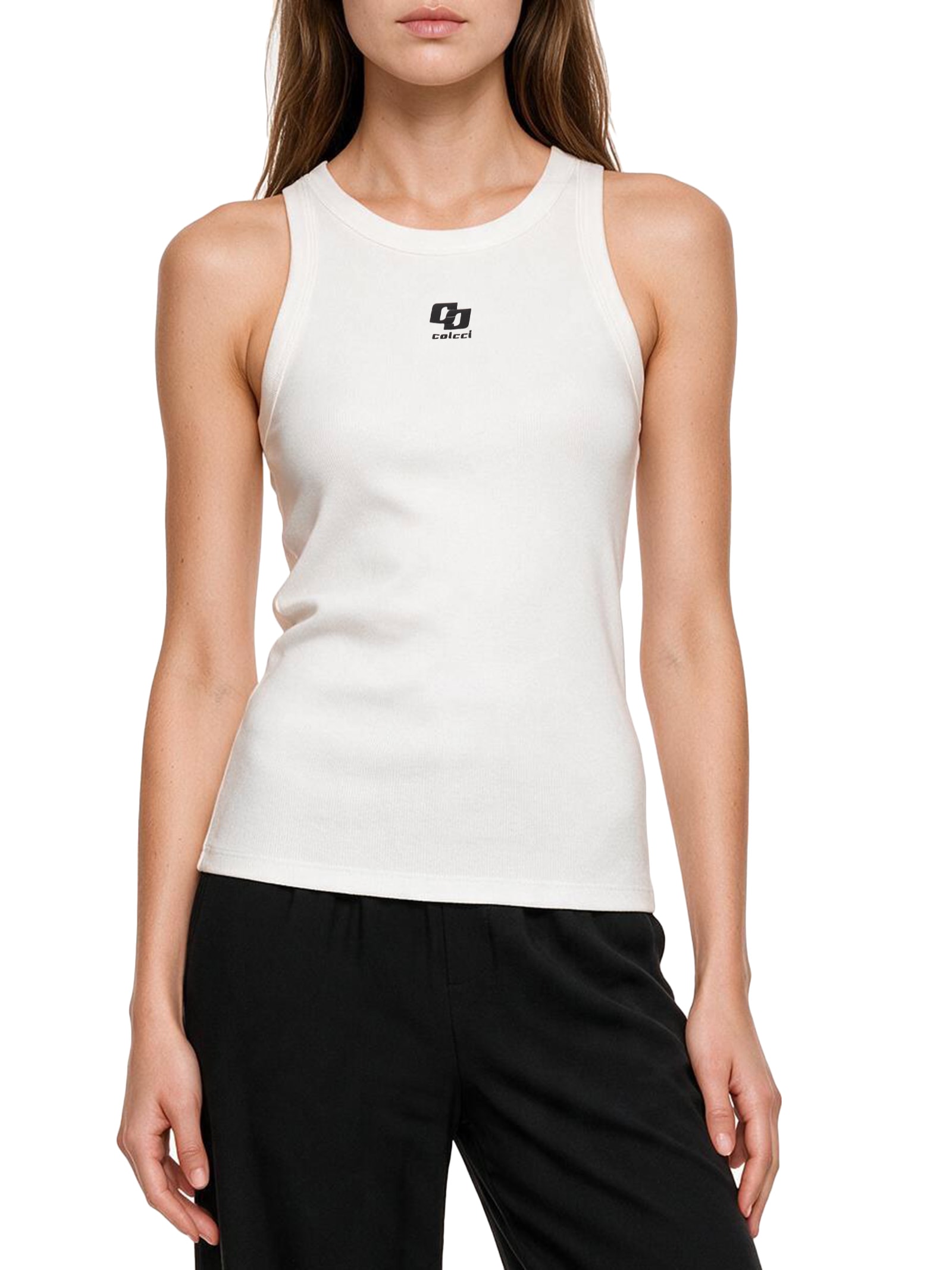 Regata Feminina Off White Colcci