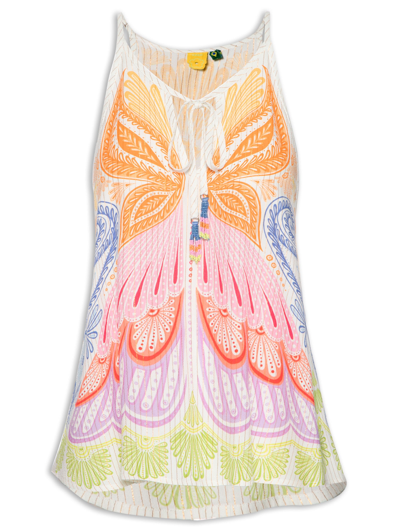 Regata Feminina Papillon Laranja  Farm