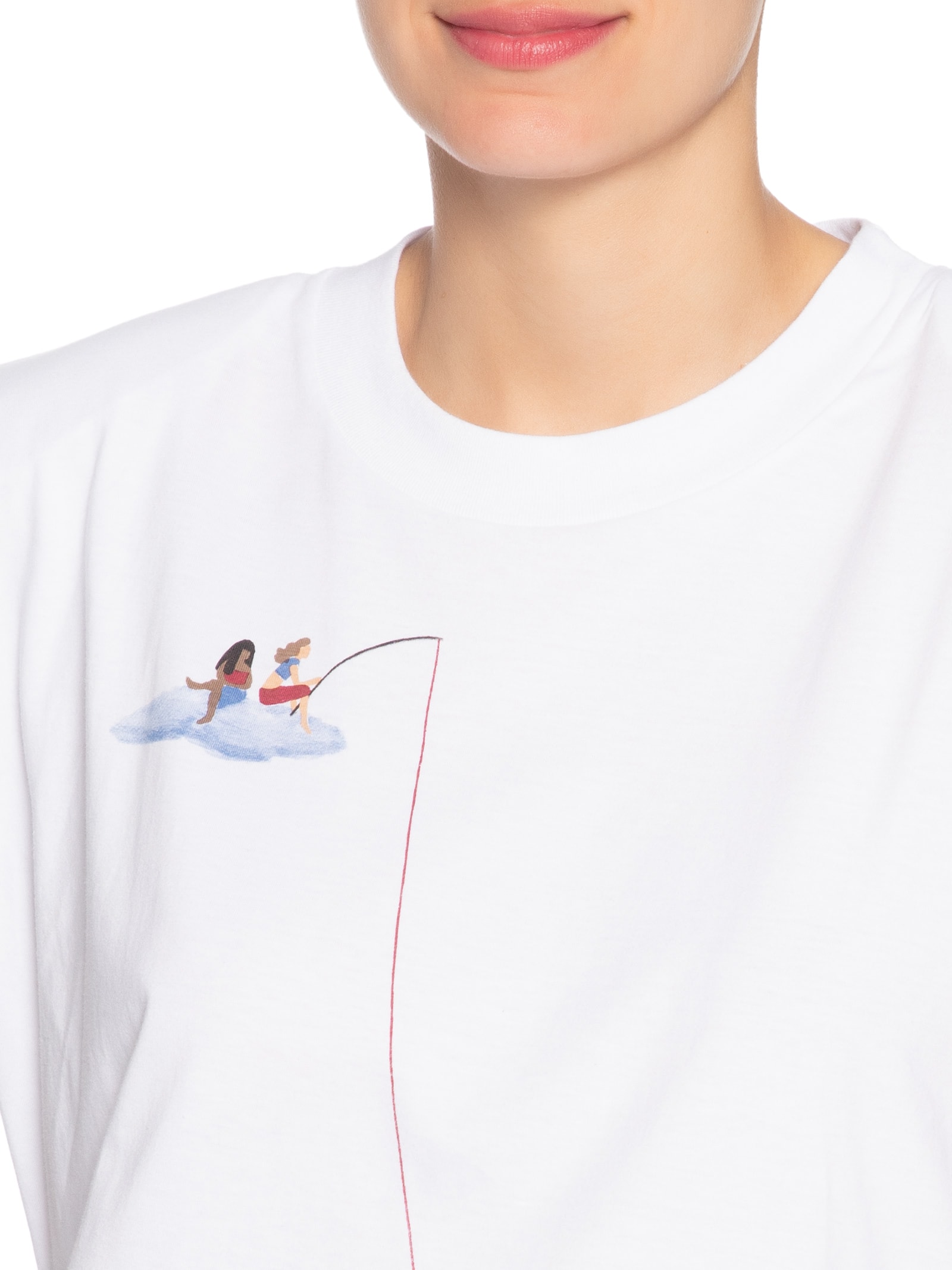 Regata Feminina Pescando Sonhos – Branco Farm