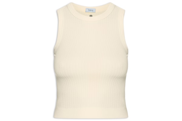 Regata Feminina Poliamida Básica - Amarelo