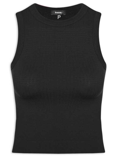 Regata Feminina Poliamida Básica – Preto