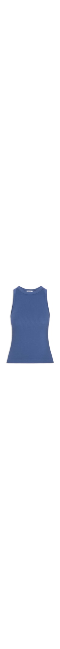 Regata Feminina Poliamida Canelada - Azul