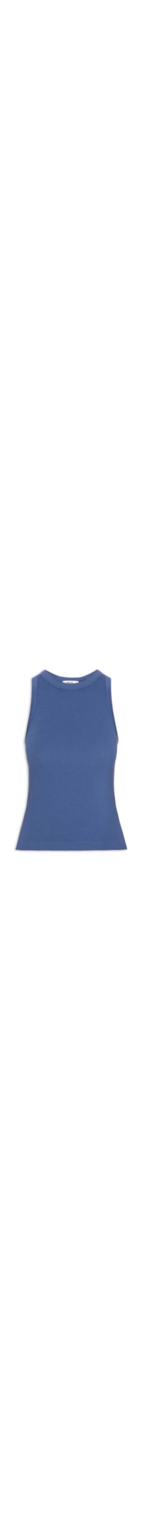 Regata Feminina Poliamida Canelada - Azul
