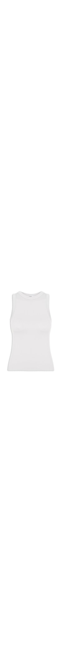 Regata Feminina Poliamida Canelada - Cinza