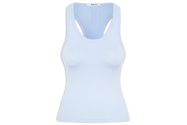 Regata Feminina Poliamida Canelada Nadadora - Azul