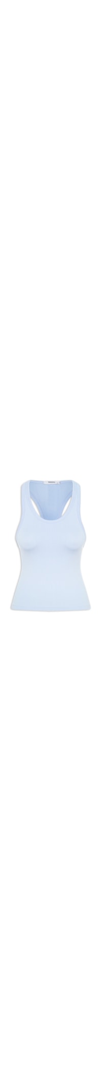 Regata Feminina Poliamida Canelada Nadadora - Azul