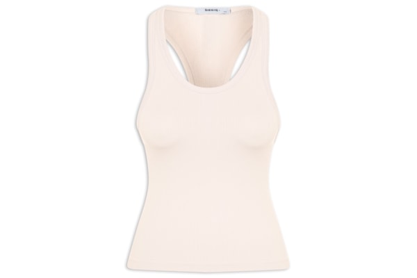 Regata Feminina Poliamida Canelada Nadadora - Rosa