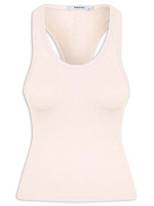 Regata Feminina Poliamida Canelada Nadadora - Rosa
