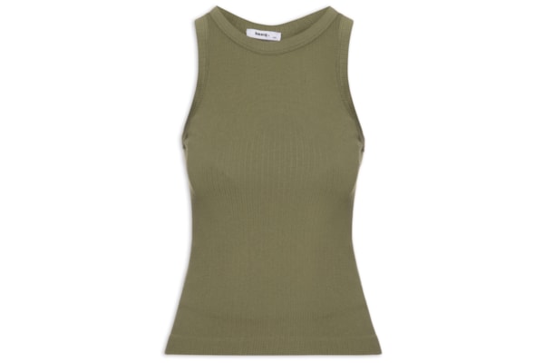 Regata Feminina Poliamida Canelada - Verde