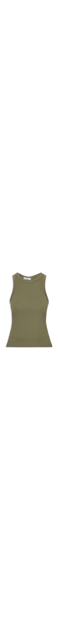 Regata Feminina Poliamida Canelada - Verde