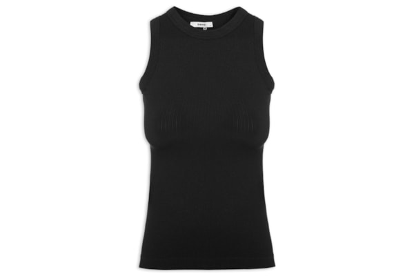 Regata Feminina Poliamida Canelada - Vermelho