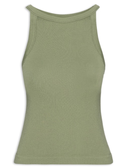 Regata Feminina Poliamida Sem Alças - Verde