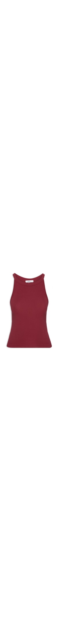 Regata Feminina Poliamida Sem Alças - Vermelho