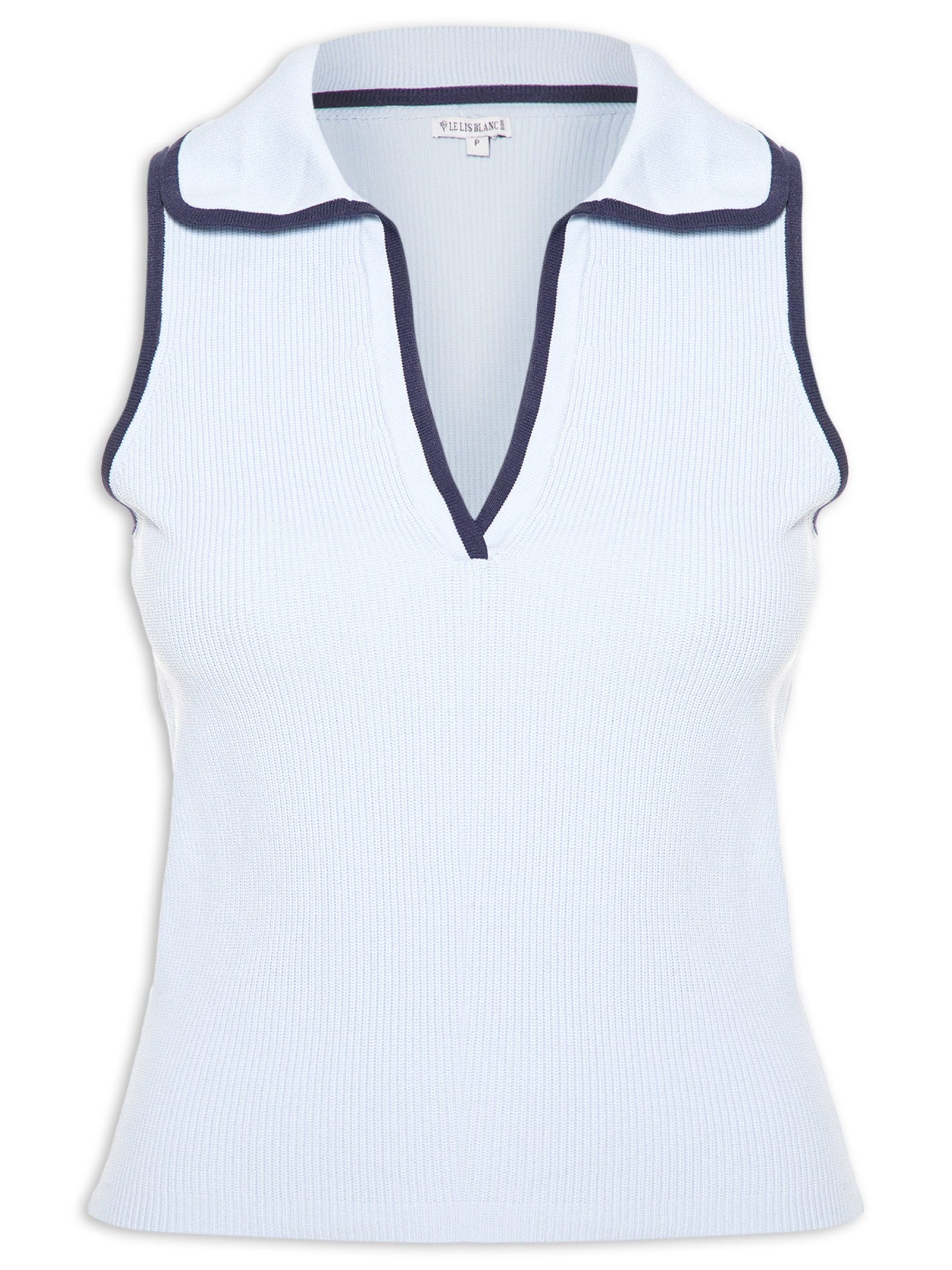 Regata Feminina Polo Pat II Azul Le Lis