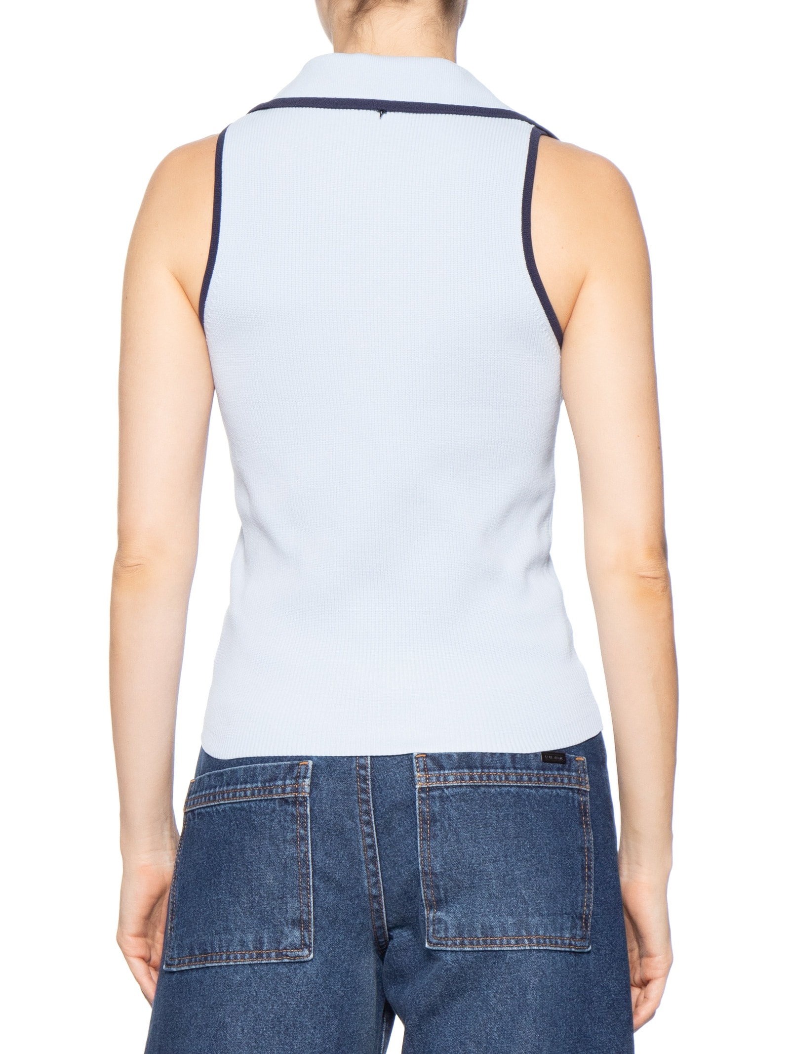 Regata Feminina Polo Pat II Azul Le Lis