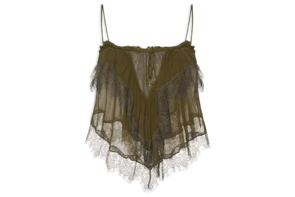 Regata Feminina Pontas Renda - Verde