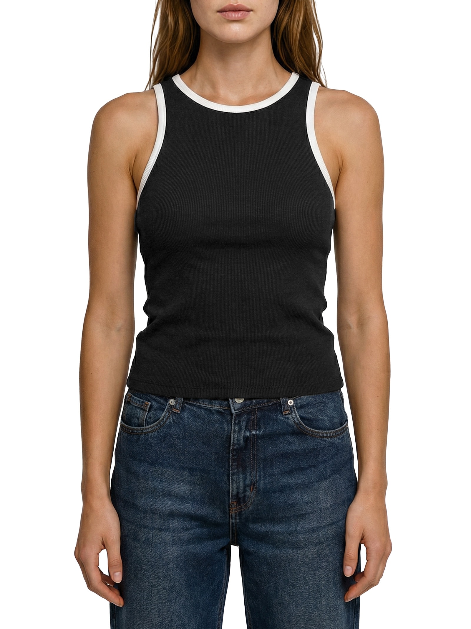 Regata Feminina Preto Hering