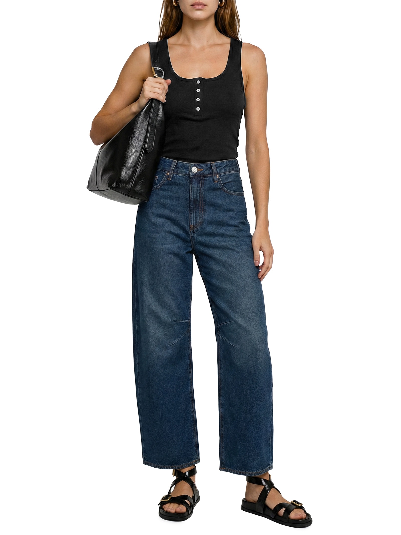 Regata Feminina Preto Hering