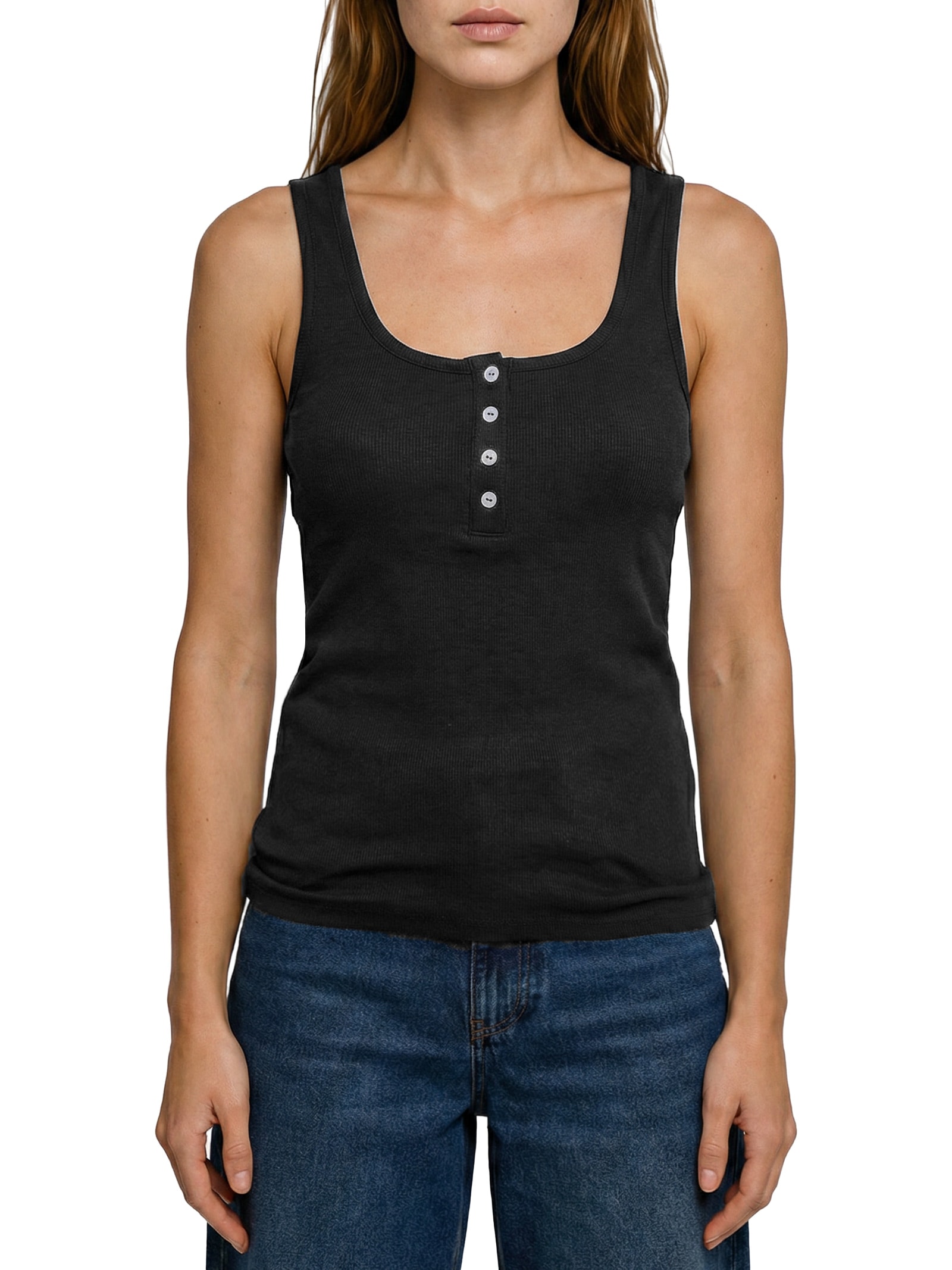 Regata Feminina Preto Hering