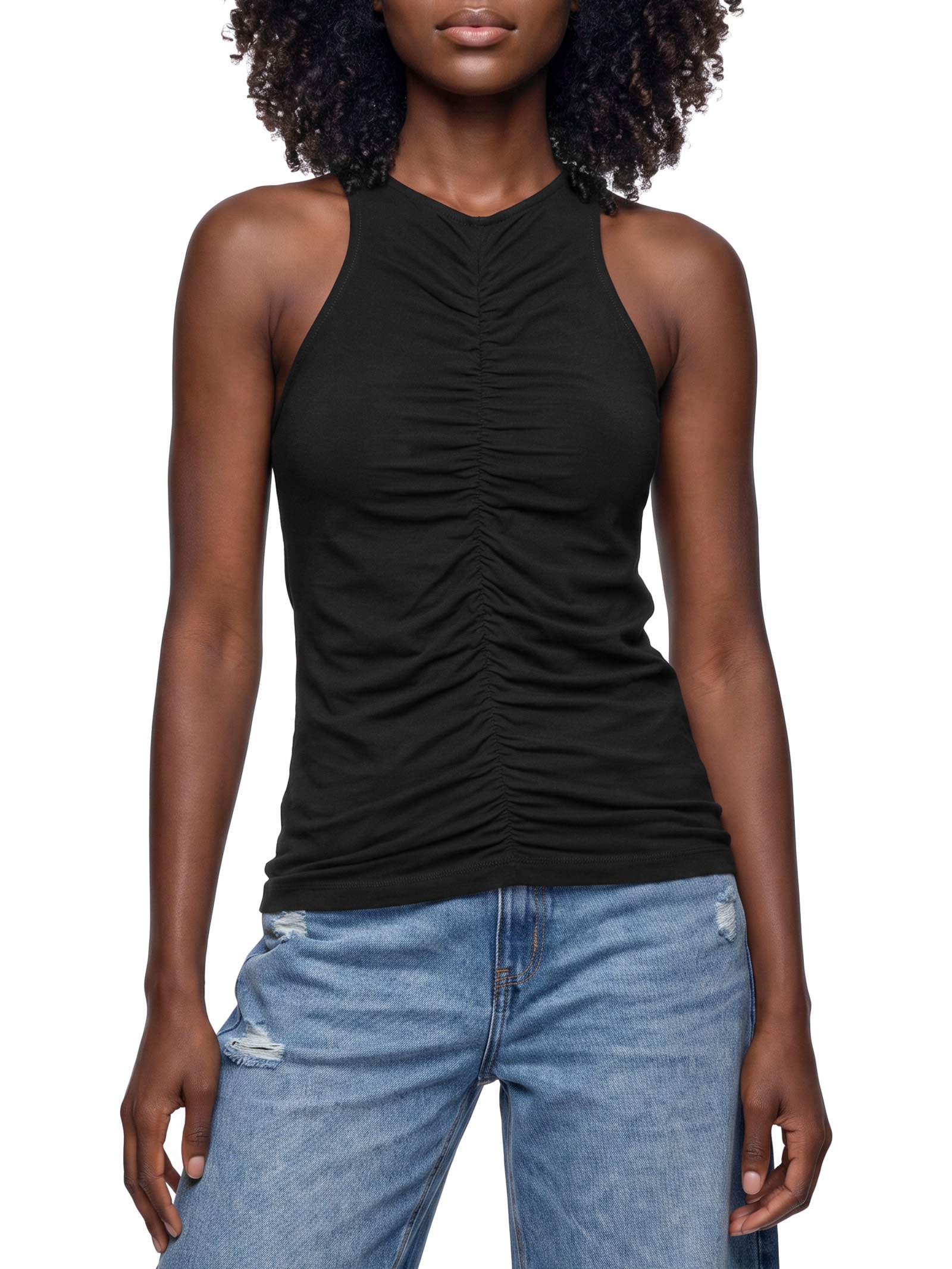 Regata Feminina Preto Colcci