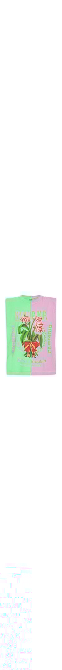 Regata Feminina Quadrada Natal Tropical - Verde