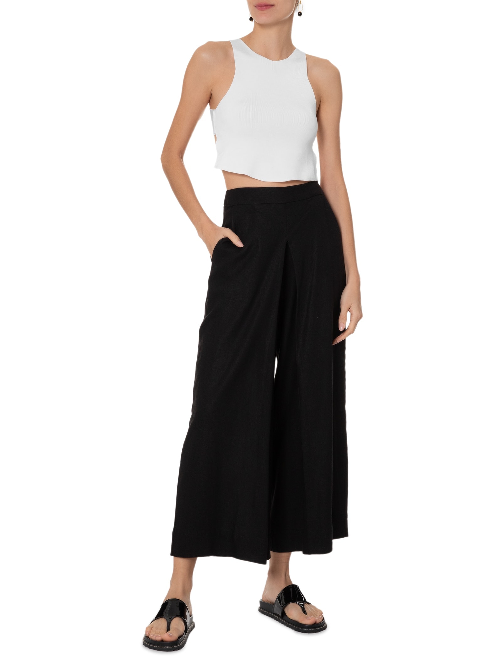 Regata Feminina Rayon Nadador Aberto Off White Osklen