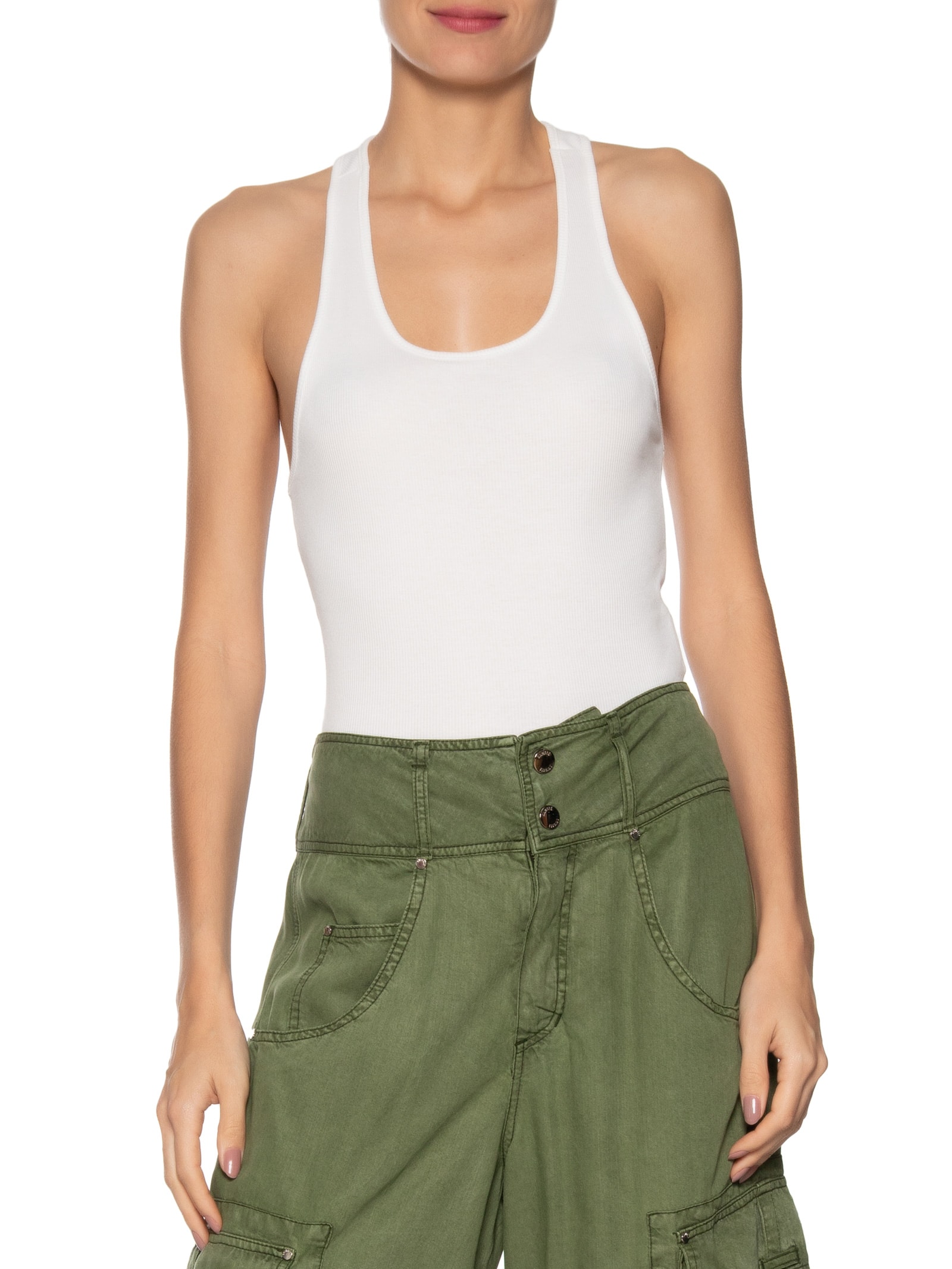 Regata Feminina Rib Nadador Branco Animale