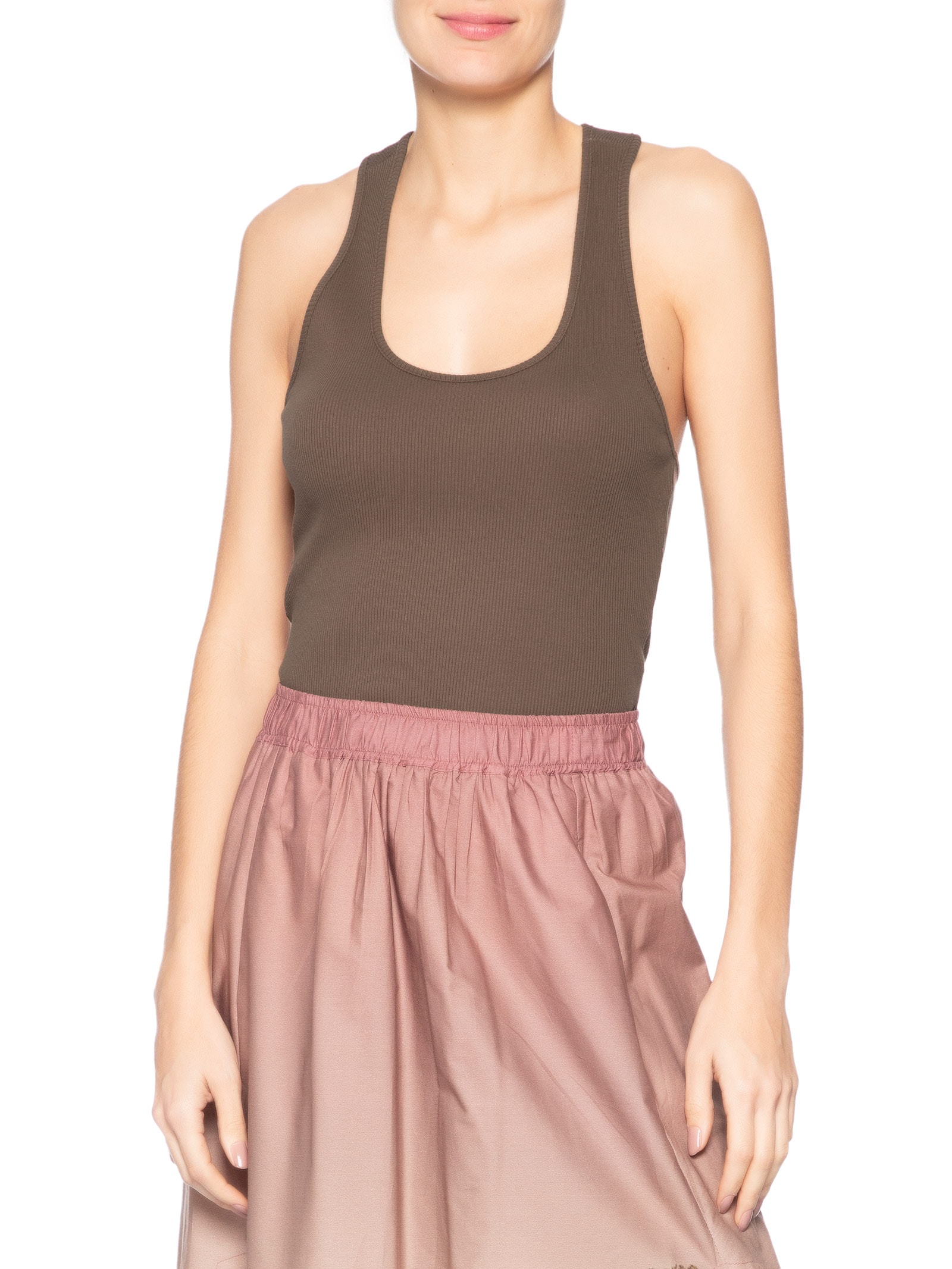 Regata Feminina Rib Nadador – Marrom Animale