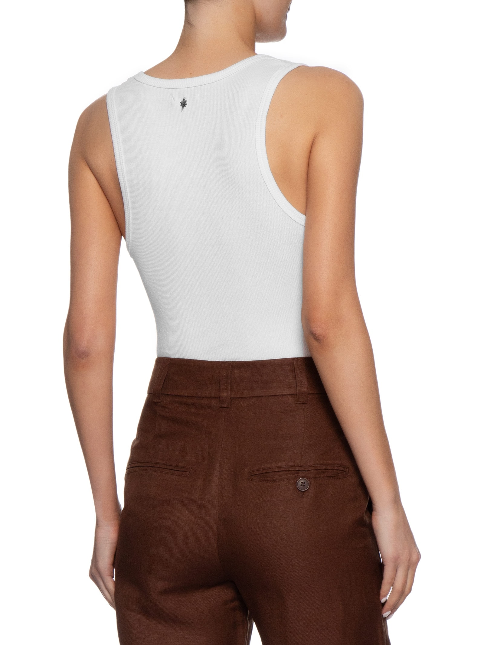 Regata Feminina Rib Perene II Branco Le Lis