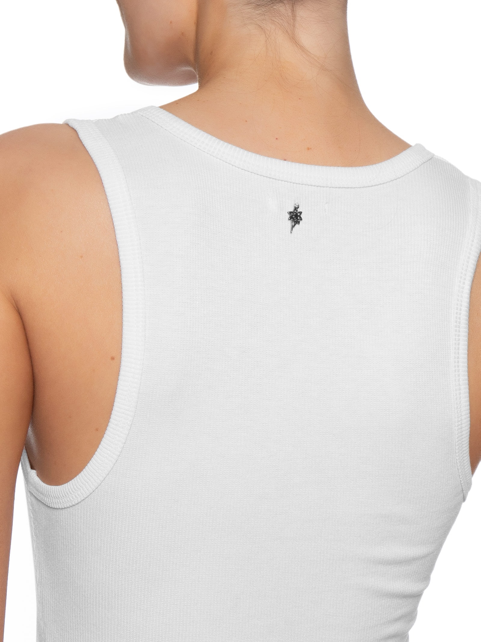 Regata Feminina Rib Perene II Branco Le Lis