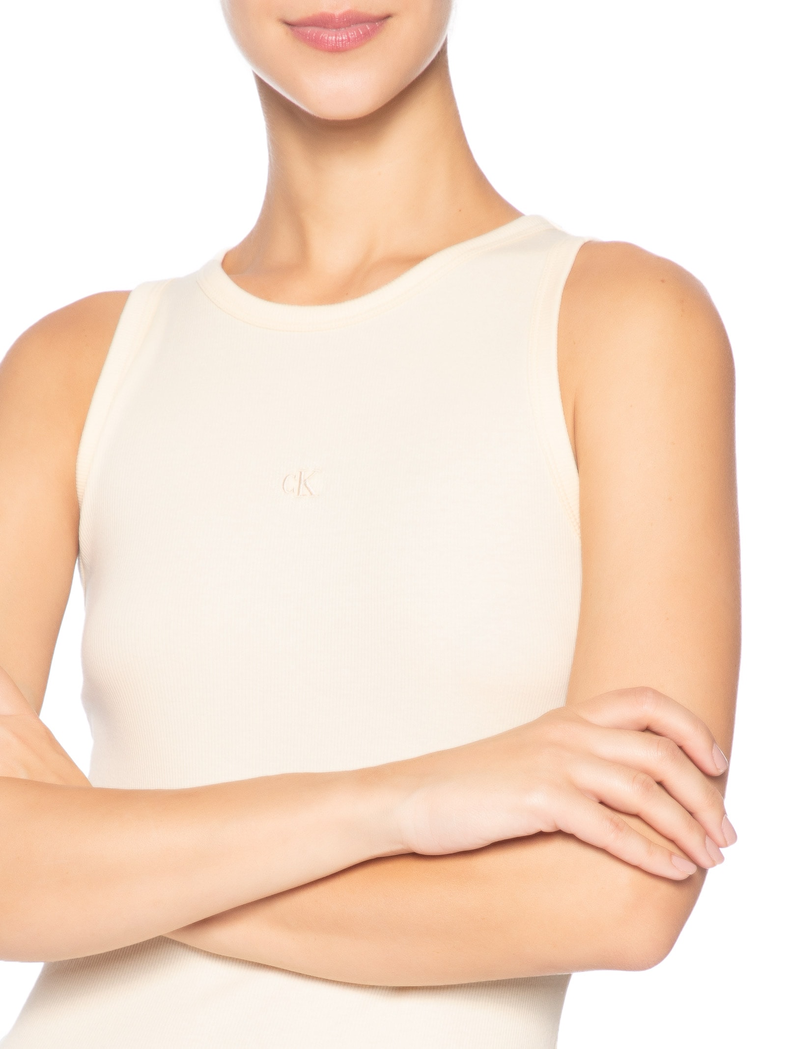 Regata Feminina Ribana Amarelo Calvin Klein Jeans