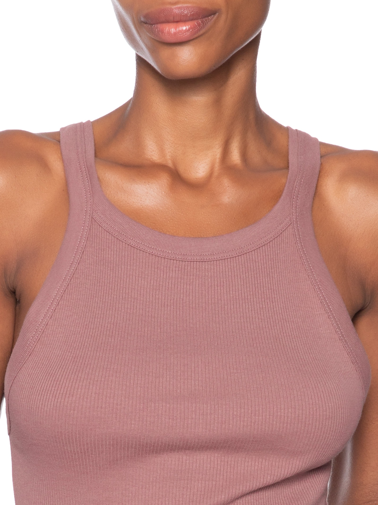 Regata Feminina Ribana Basic Marrom Animale