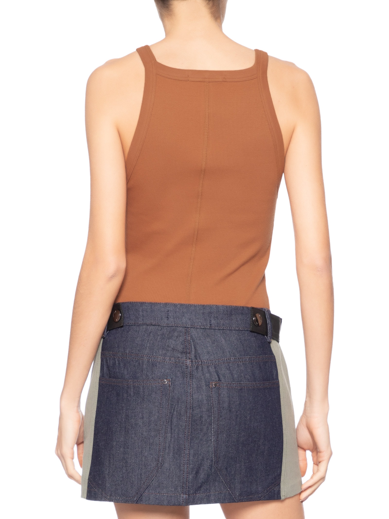 Regata Feminina Ribana Basic – Marrom Animale