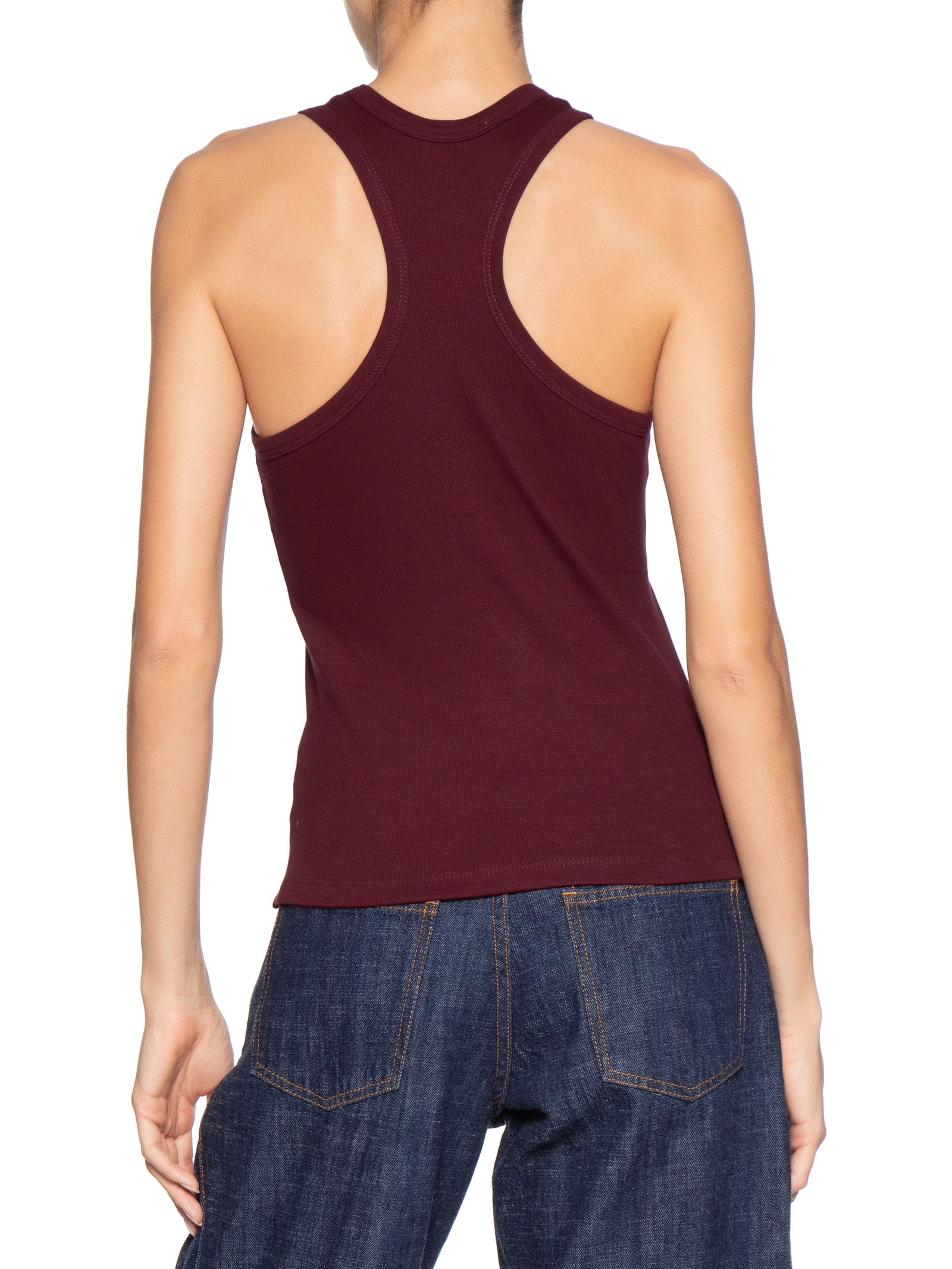 Regata Feminina Ribana Bordado Sol Vermelho Dress To