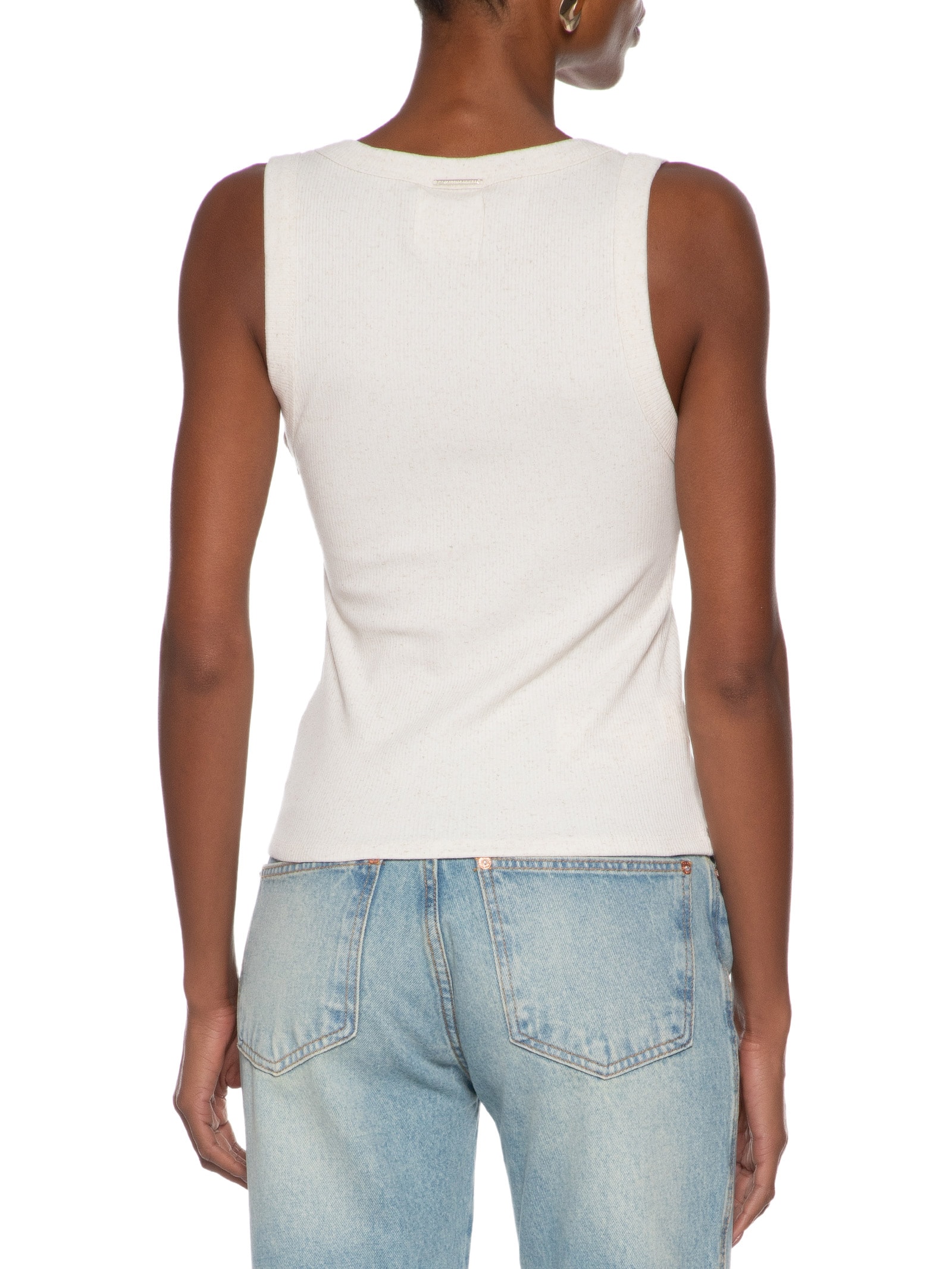 Regata Feminina Ribana Smiley Branco My Favorite