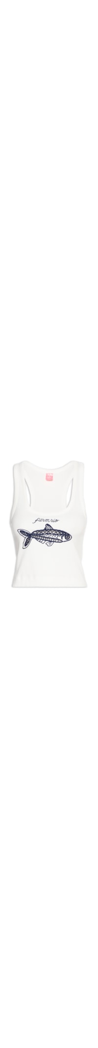 Regata Feminina Richilieu Peixe - Branco