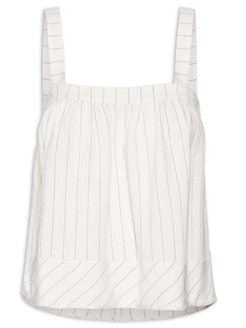 Regata Feminina Risca De Giz – Bege