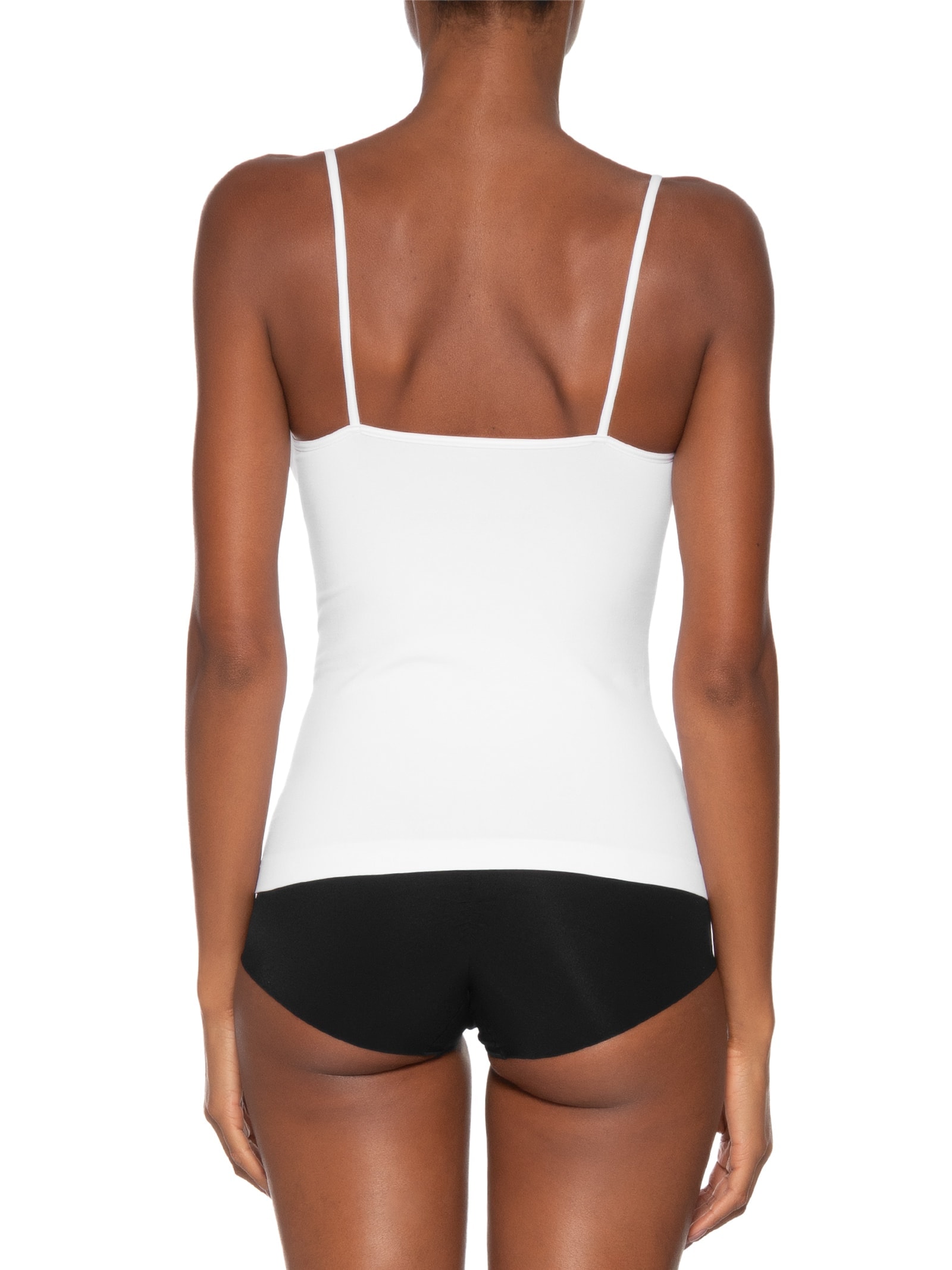 Regata Feminina Segunda Pele Em Microfibra Light Branco Hope