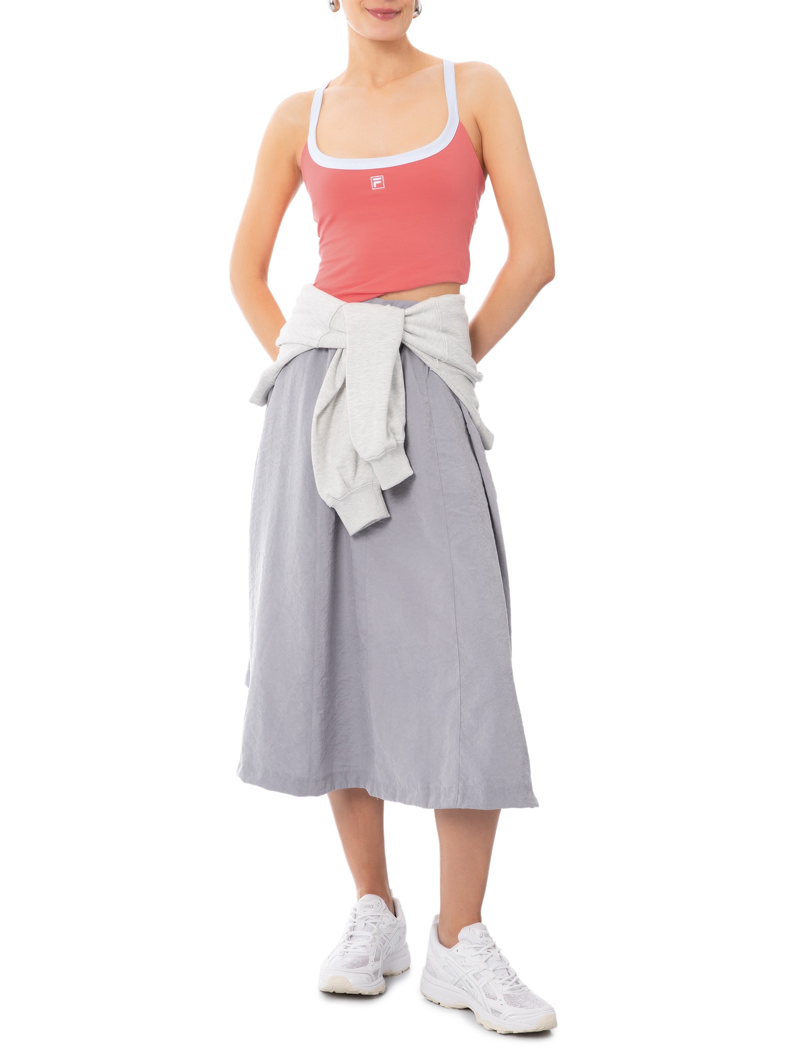 Regata Feminina Slim Tank Vermelho Fila