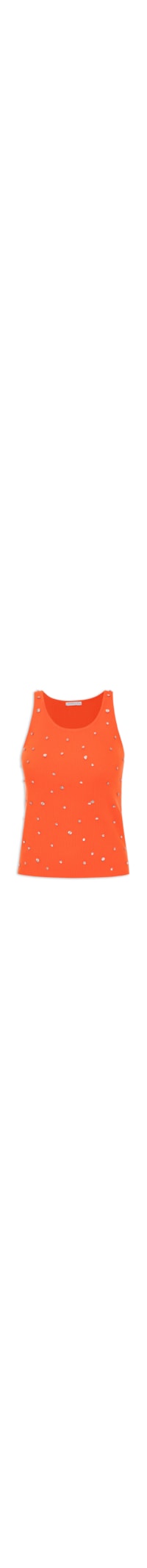 Regata Feminina Strass - Laranja