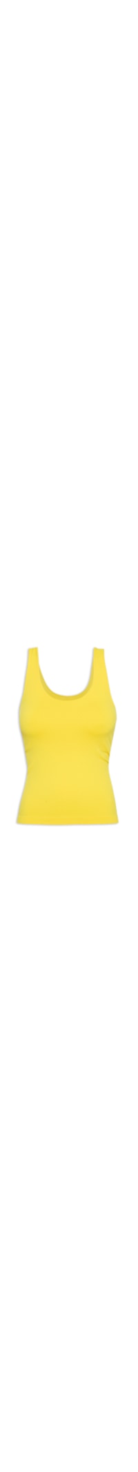 Regata Feminina Stripe Seamless - Amarelo