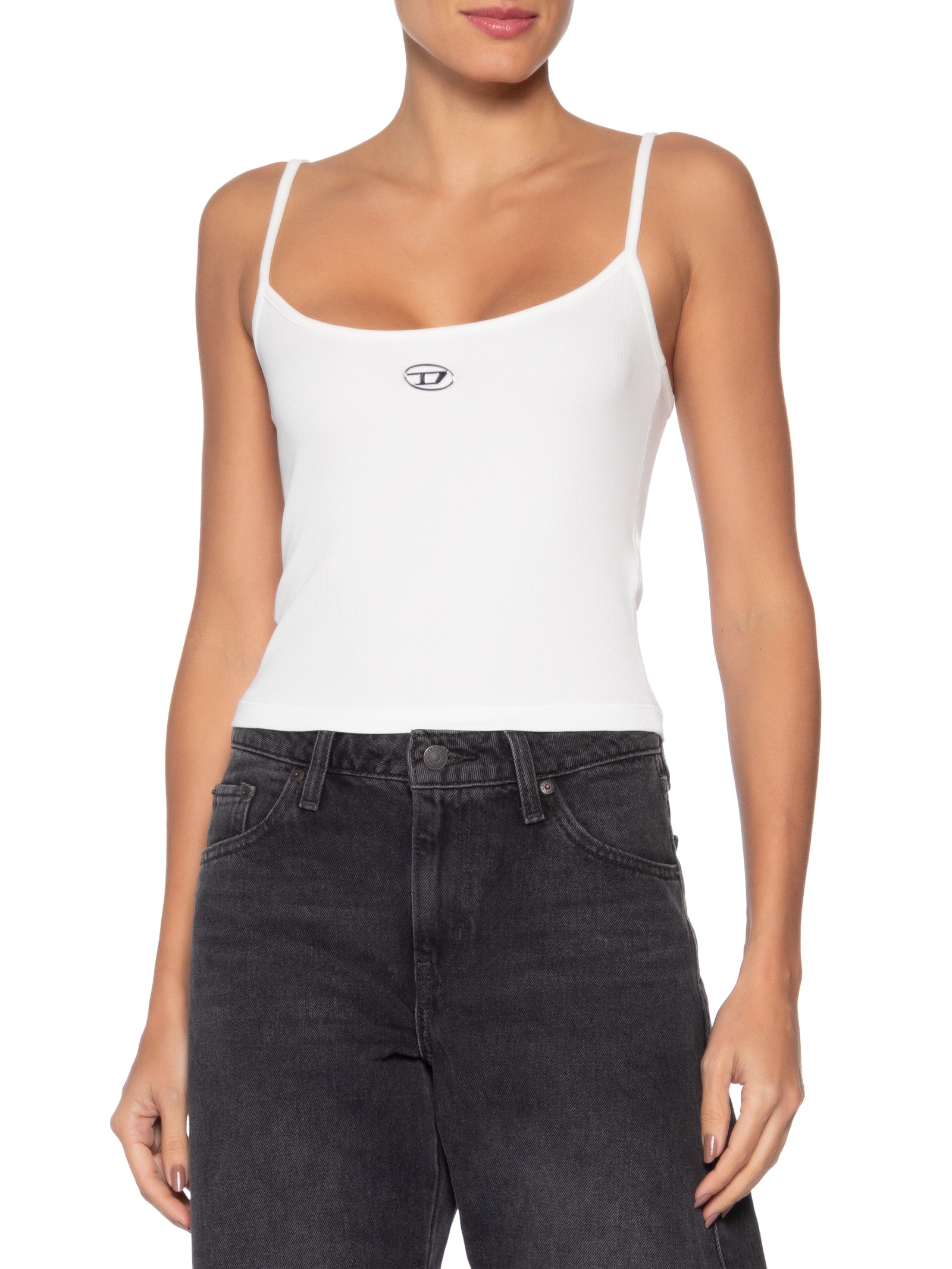 Regata Feminina T-Hupy Od Tank Branco Diesel
