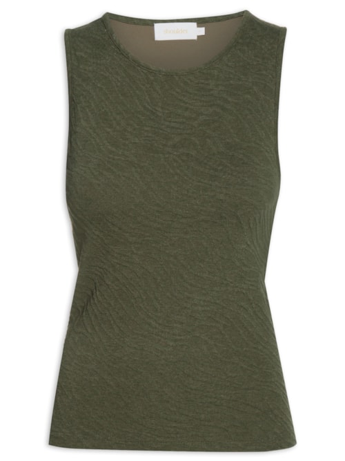 Regata Feminina Textura Zebra – Verde