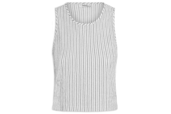 Regata Feminina Texturizada - Branco