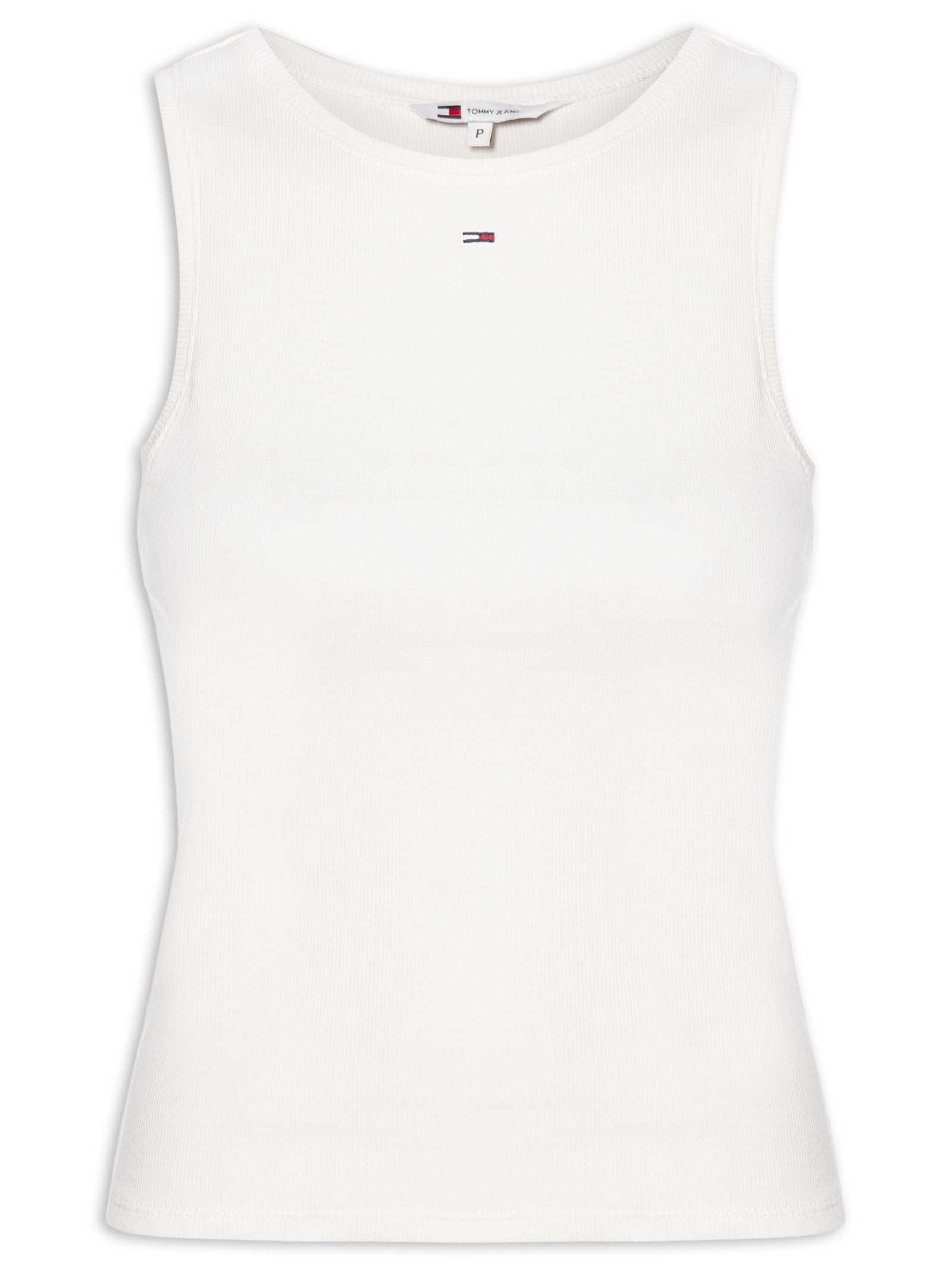 Regata Feminina Tjw Essential Rib Tank Ext Branco Tommy Jeans