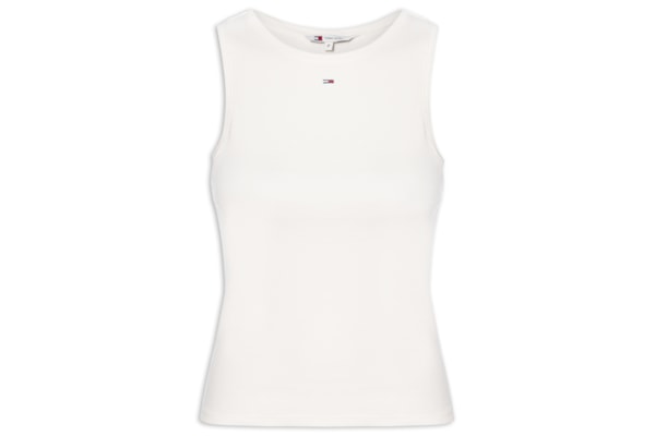 Regata Feminina Tjw Essential Rib Tank Ext - Branco